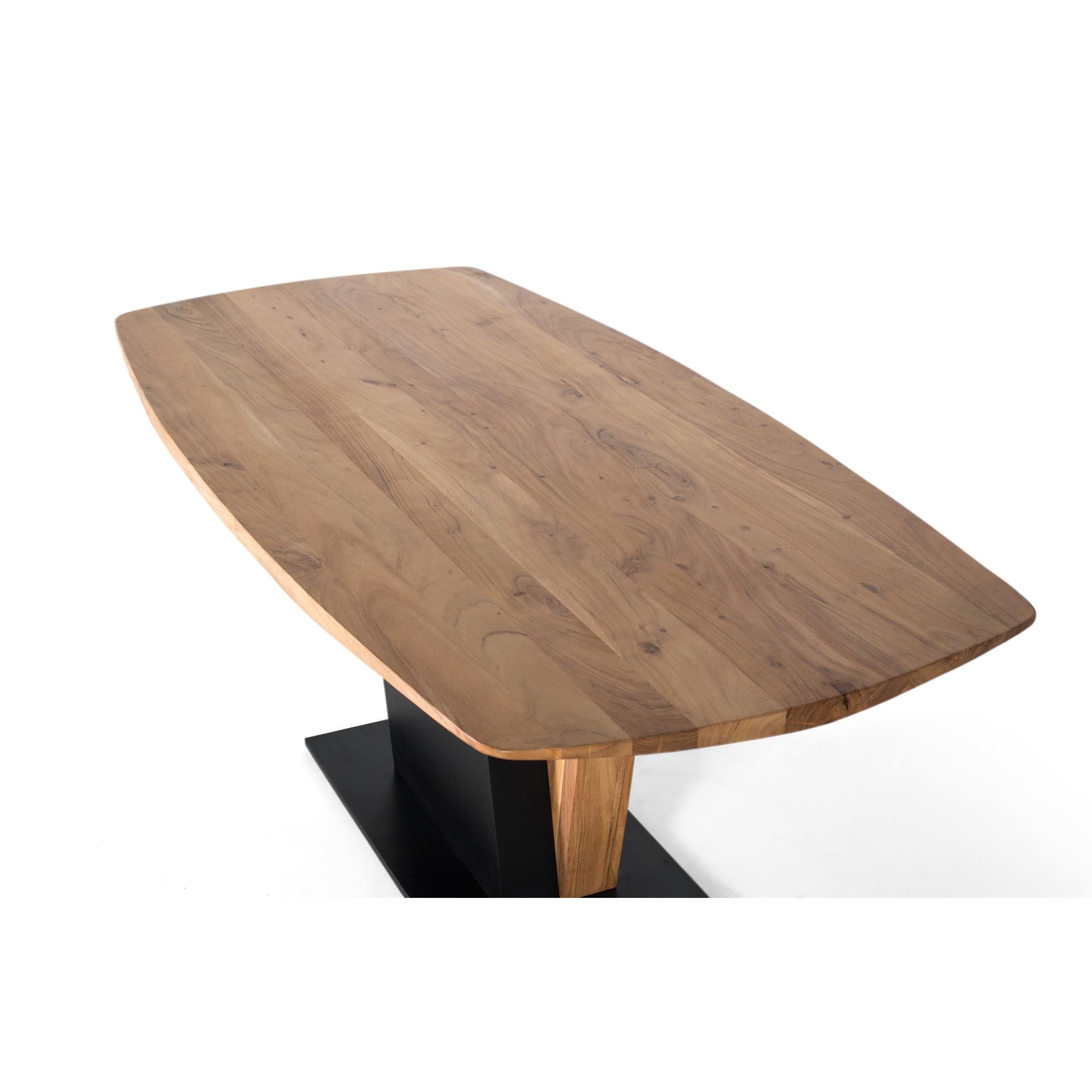 Mesas de Comedor de Madera Maciza de Acacia 240 Cm Estilo Contemporáneo Moderno