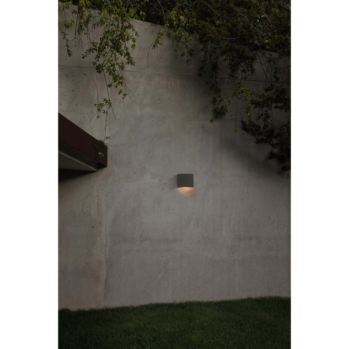 GROT 160 Lampada paletti muro grigio 3000K