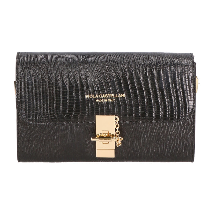 Borsa a mano da donna Made in Italy - Modello Hope - Vera pelle - 23.0 x 13.0 x 5.0 cm