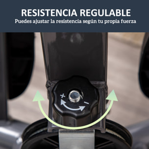 Máquina de Step Stepper Fitness en Casa para Escaleras con Pantalla LCD Manillar y Pedales Antideslizantes Equipo de Ejercicio para Gimnasio Oficina 55x44x108 cm Gris y Verde