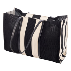Borbore Bolso shopper Mujer. Fabricado en rafia sintética entrelazada.