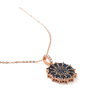 Collar Mansayn acabado oro rosa 18k