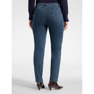 Elena Mirò - Jeans skinny "Helena" en denim washed - Azul