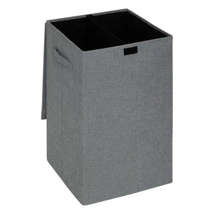 Panier à linge "Colorama" gris 74L
