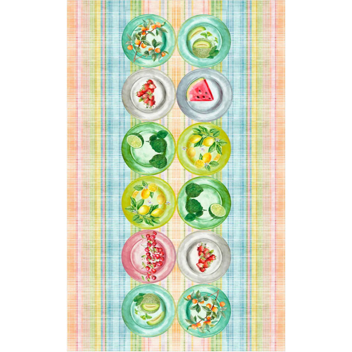 Tovaglia floreale lavabile 100% cotone PICNIC