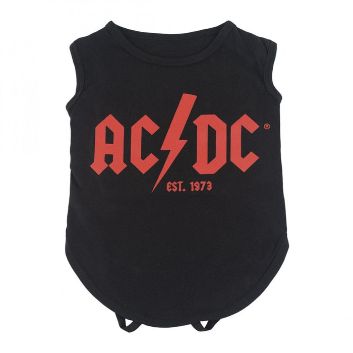 Maglietta per cani AC/DC Taglia XS Fan Pets Multicolor