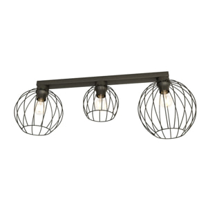 Lampada a sospensione NEST in acciaio verniciato nero