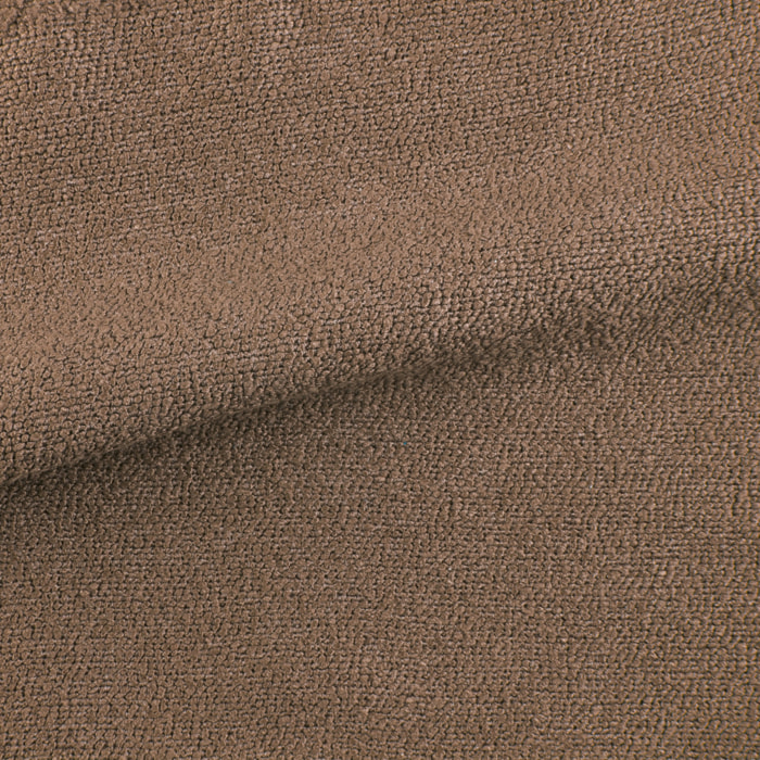 Rideau uni texturé  - Effet bouclé - Beige Chamois