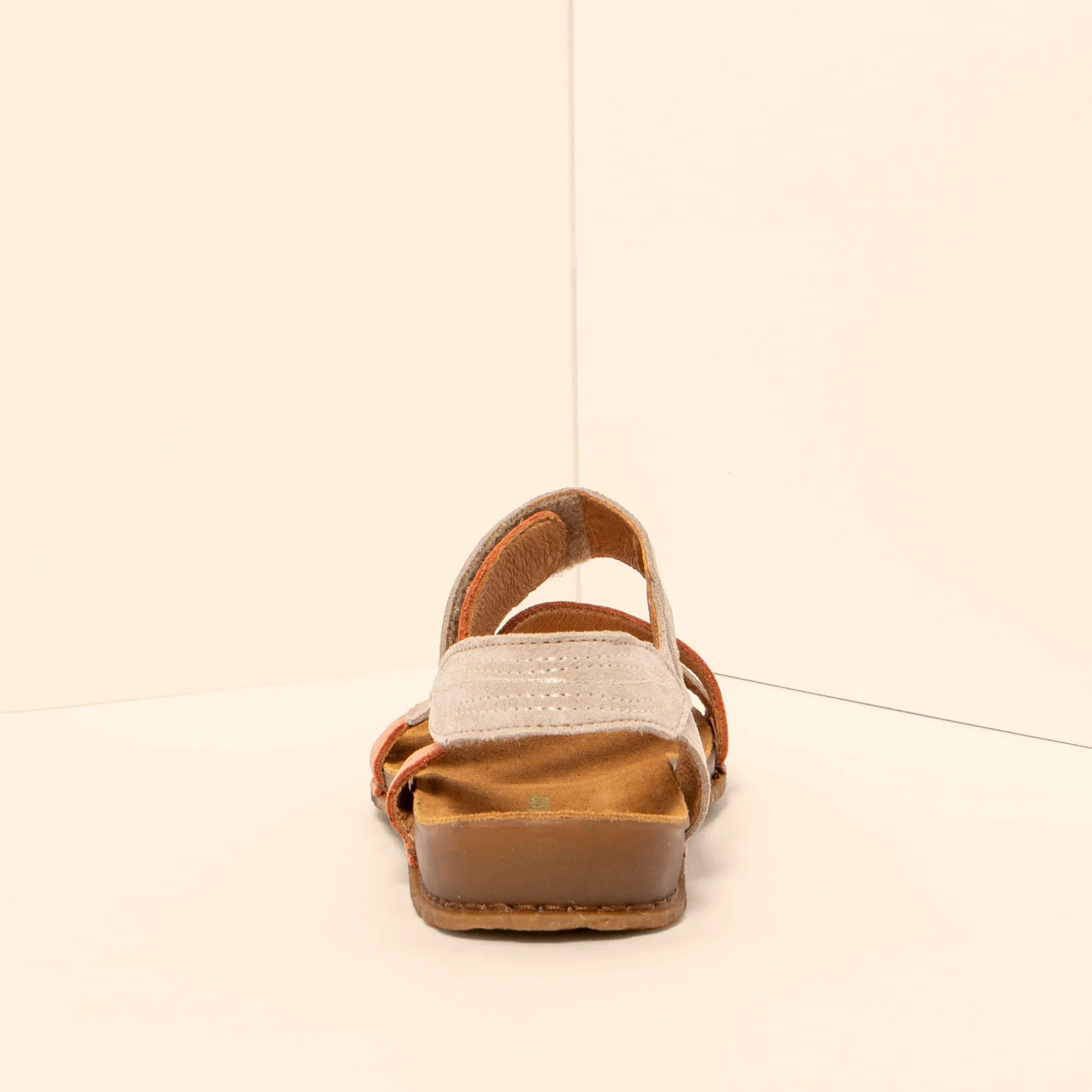 Sandalias N5810S NOBUCK LAVADO SALMON-CREAM/ PANGLAO color Salmon-cream