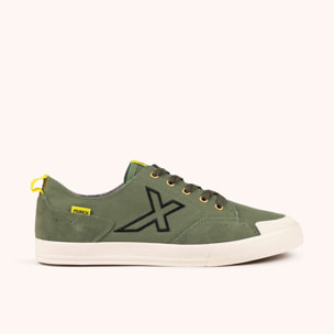 Zapatilla Casual de Lona Verde y Suela Blanca MUNICH SWING 14