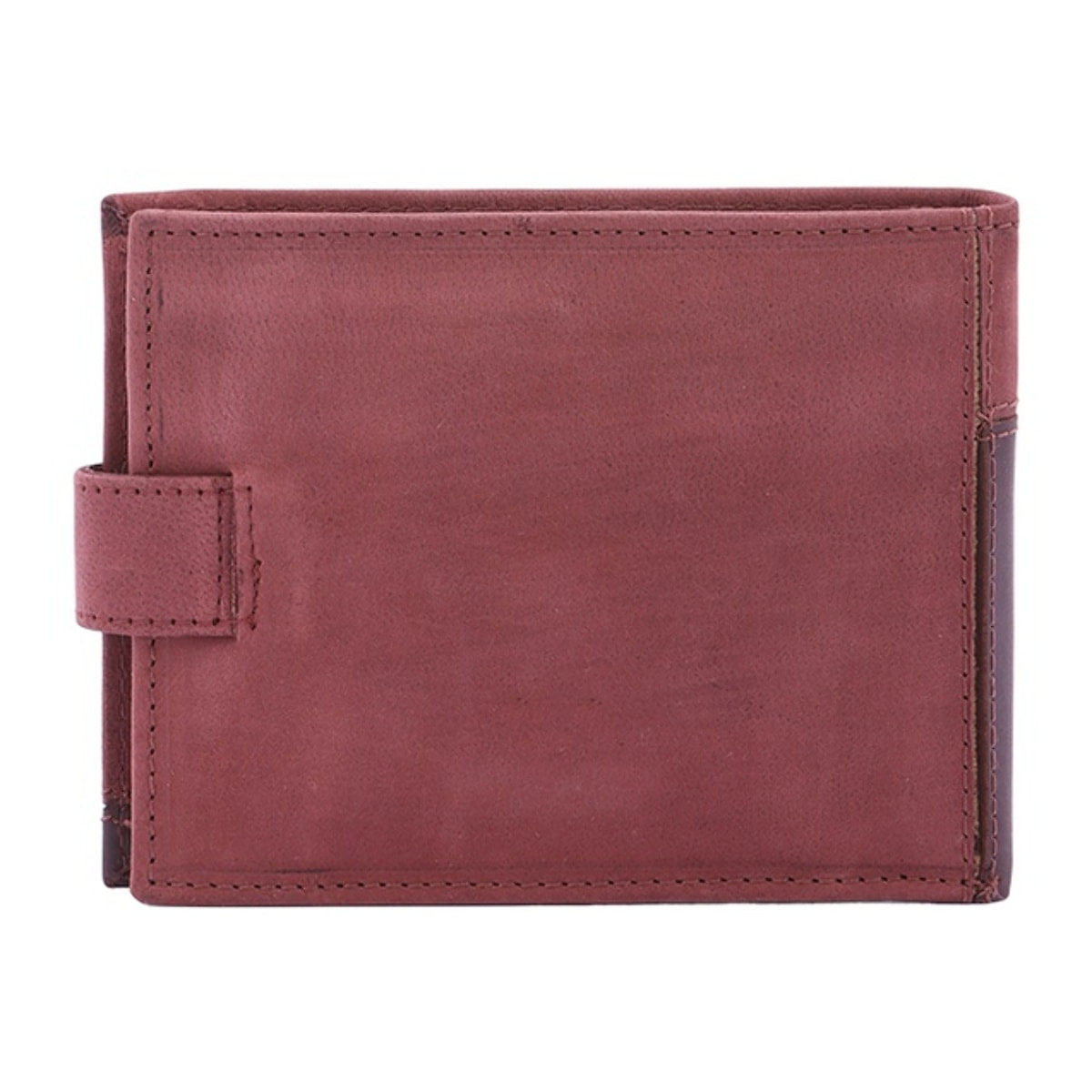 Portafoglio uomo in vera pelle - Modello False - Casual - 10.5 x 13.0 x 3.0 cm