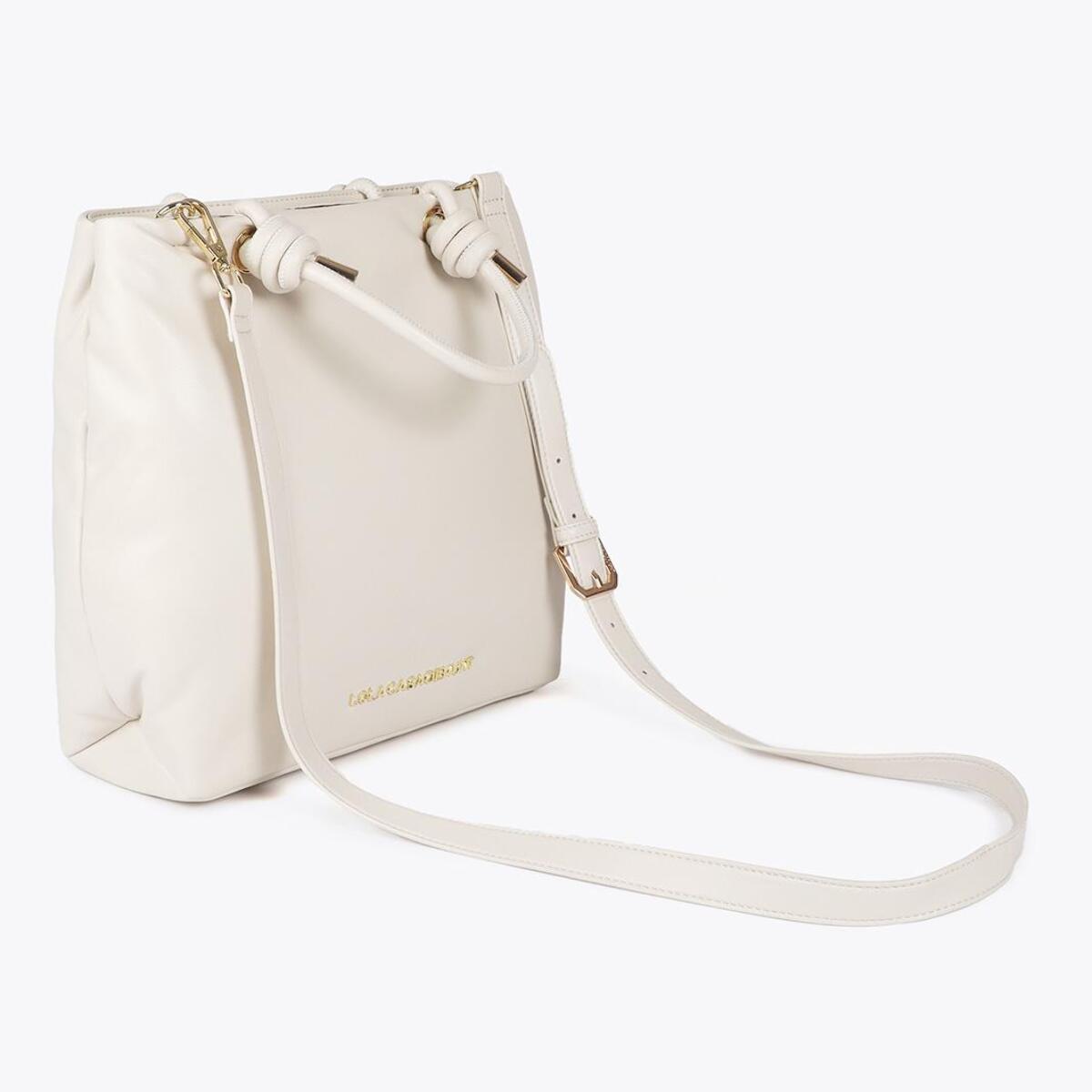 Borsa XL Imbottita Effetto Pelle con Borchie