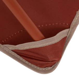 Chaise camping pliable terracotta