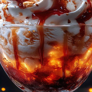 Tableau dessert flamboyant gourmand Toile imprimée