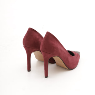 DECOLLETE' ALTA BORCHIE BORDEAUX