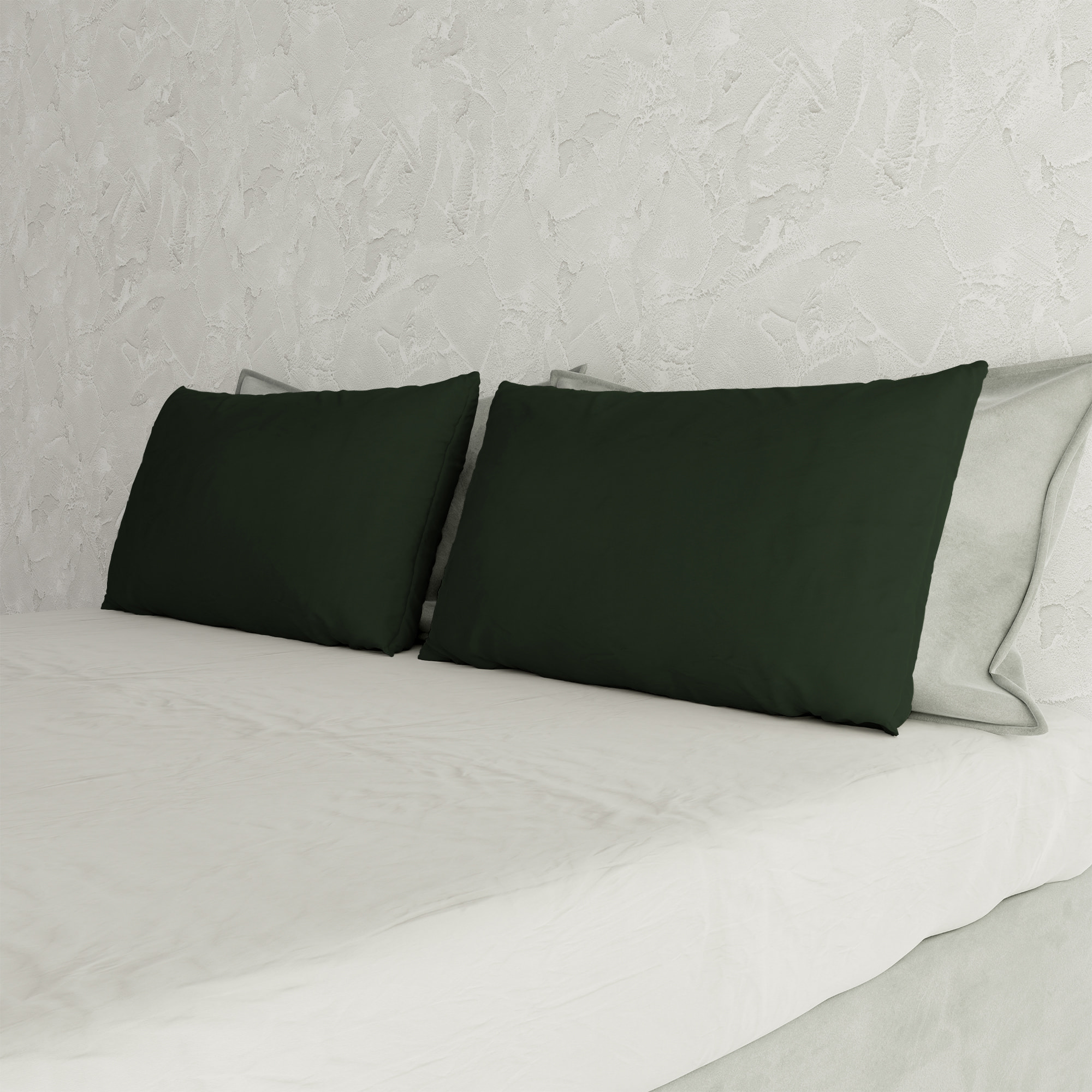 COPPIA FEDERE MAX COLOR, 100% Cotone, Made in Italy - VERDE OLIVA