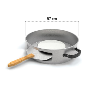 Four à pizza pour barbecue au charbon ø57 cm – 3 pièces
