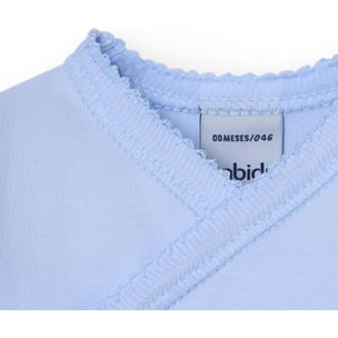 Body cruzado bebé manga larga algodón