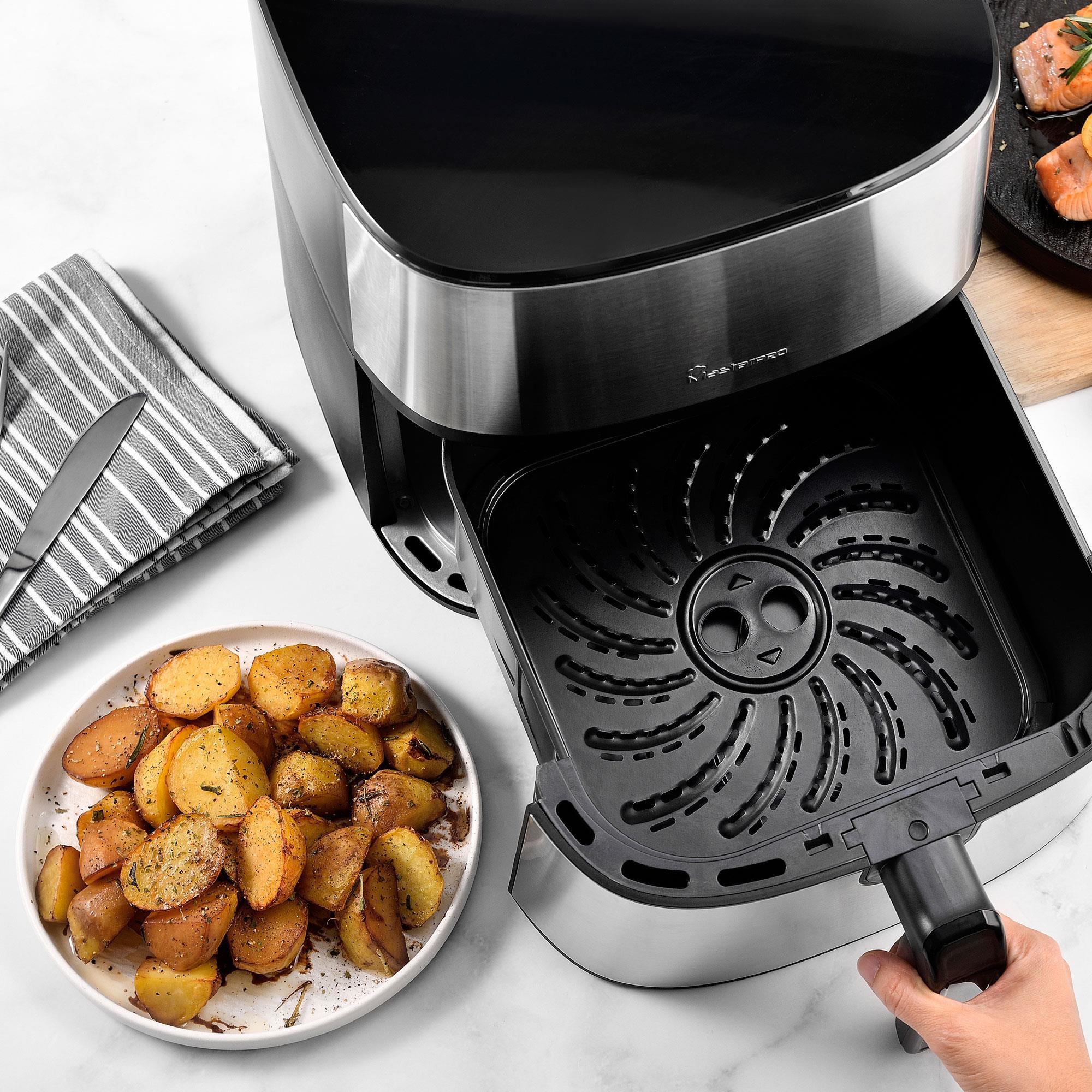 MasterPRO SURROUND 800 Freidora de Aire 8L 2000W / Sistema Calentamiento Dual / Pantalla táctil LED / 11 Programas de Cocción