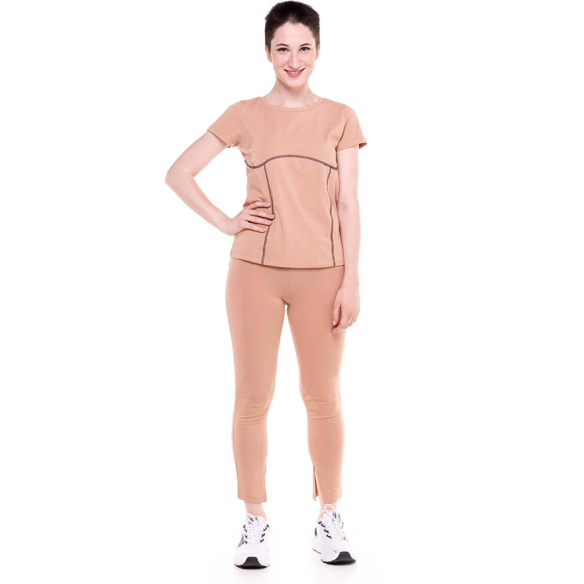 T-Shirt da donna a bustino Earth Tones