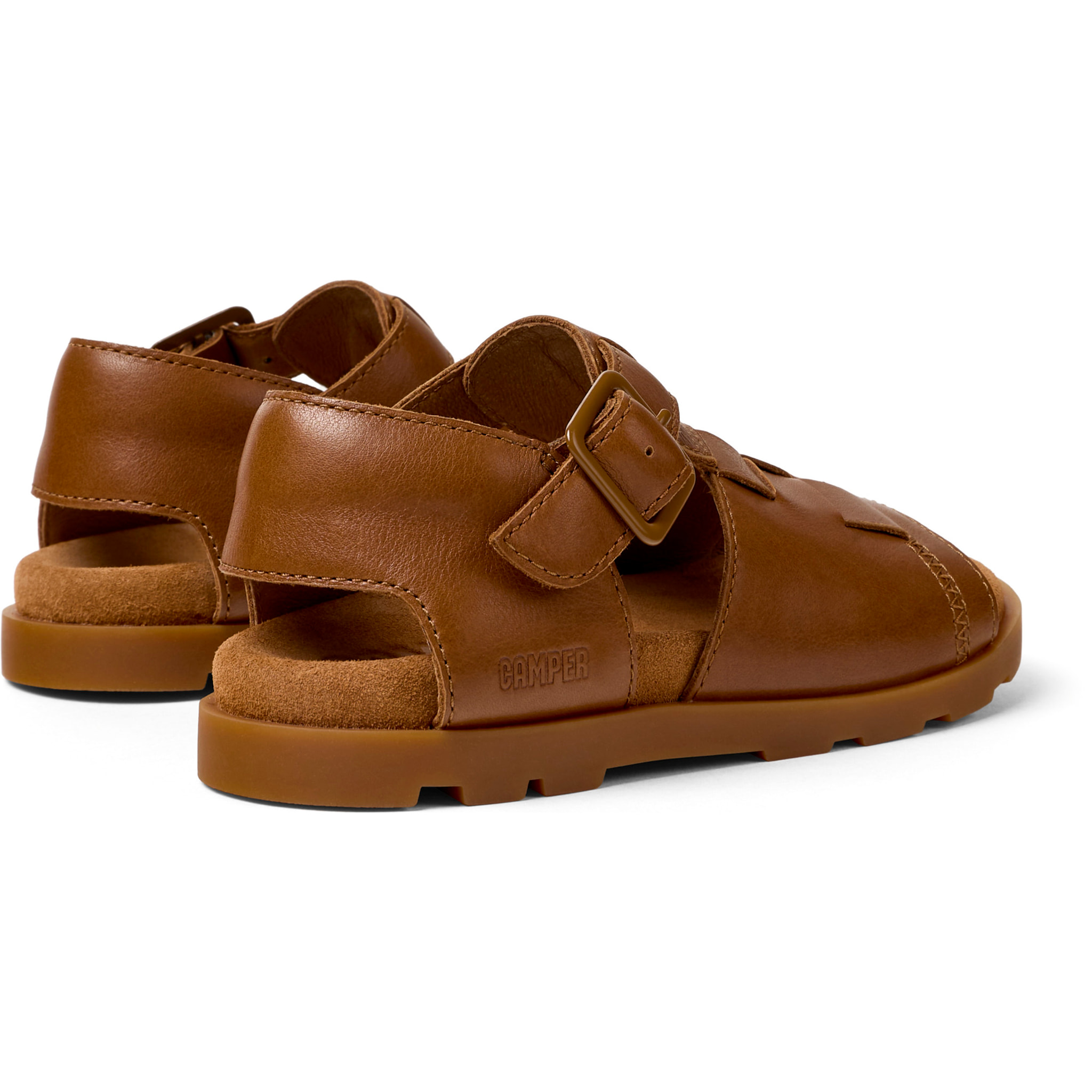 Sandalias - CAMPER Brutus - Marron - Cuero liso