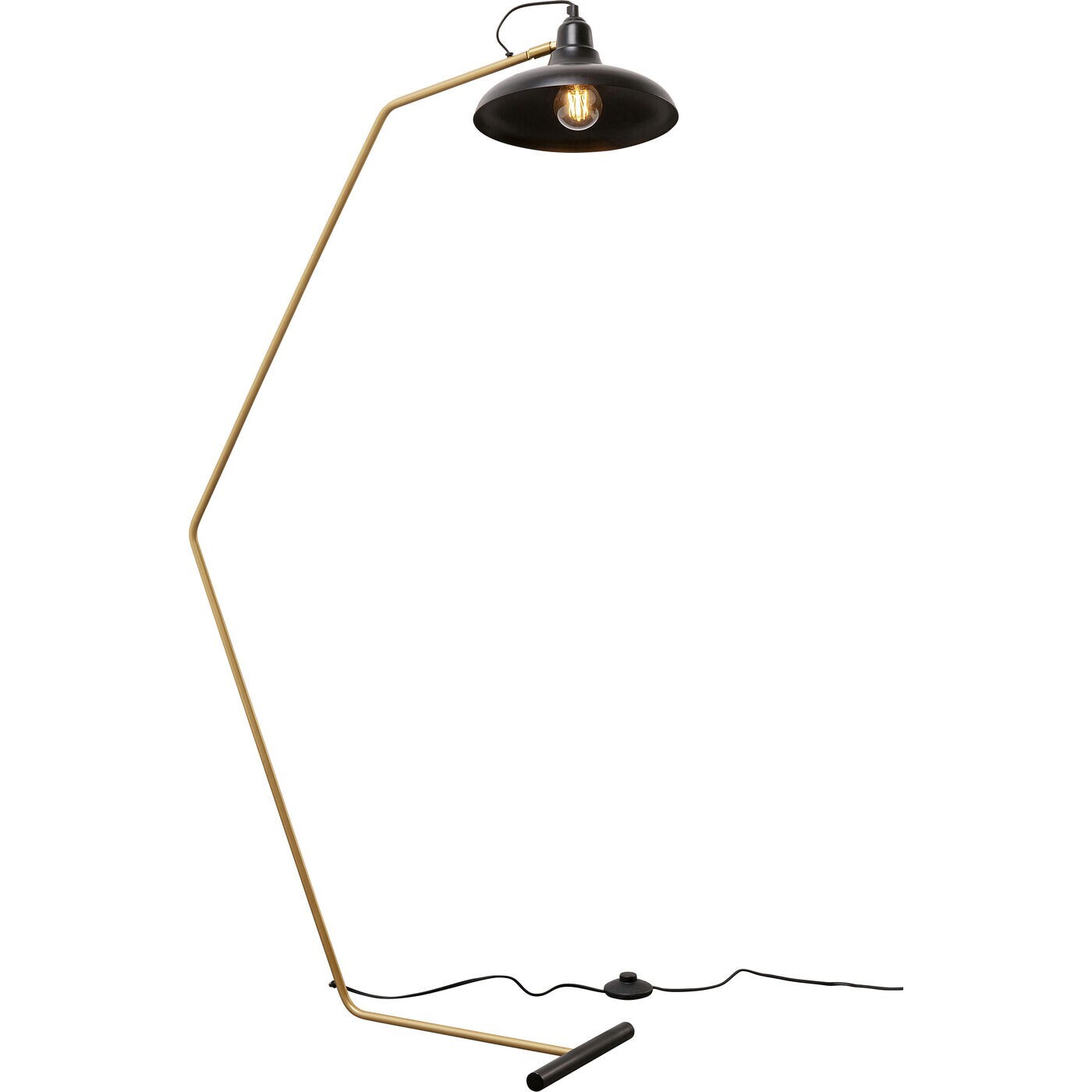 Lampadaire Doro noir 130cm Kare Design