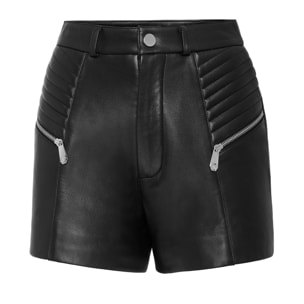 PHILIPP PLEIN Pantalones cortos de cuero