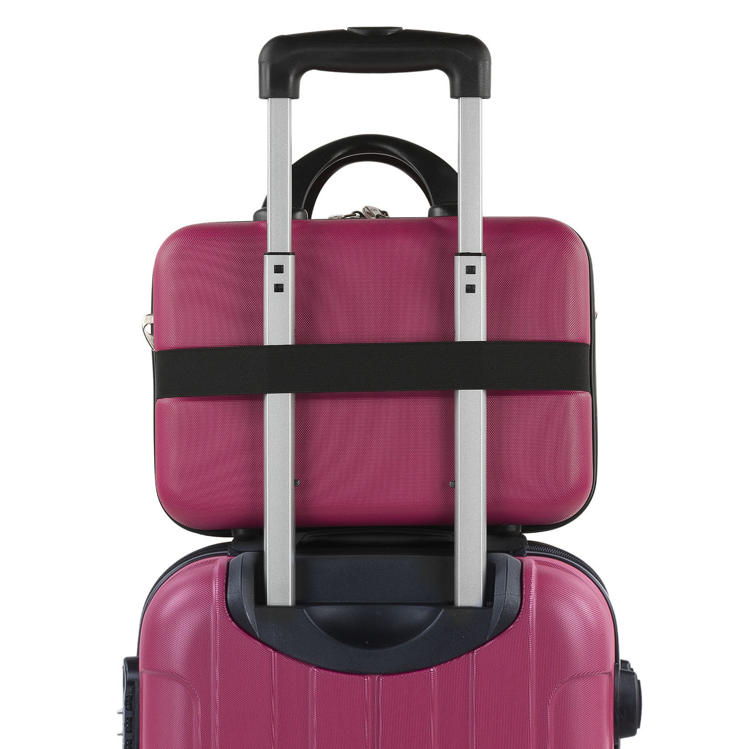 Juego De Maletas Rígidas Abs Itaca Havel Fresa