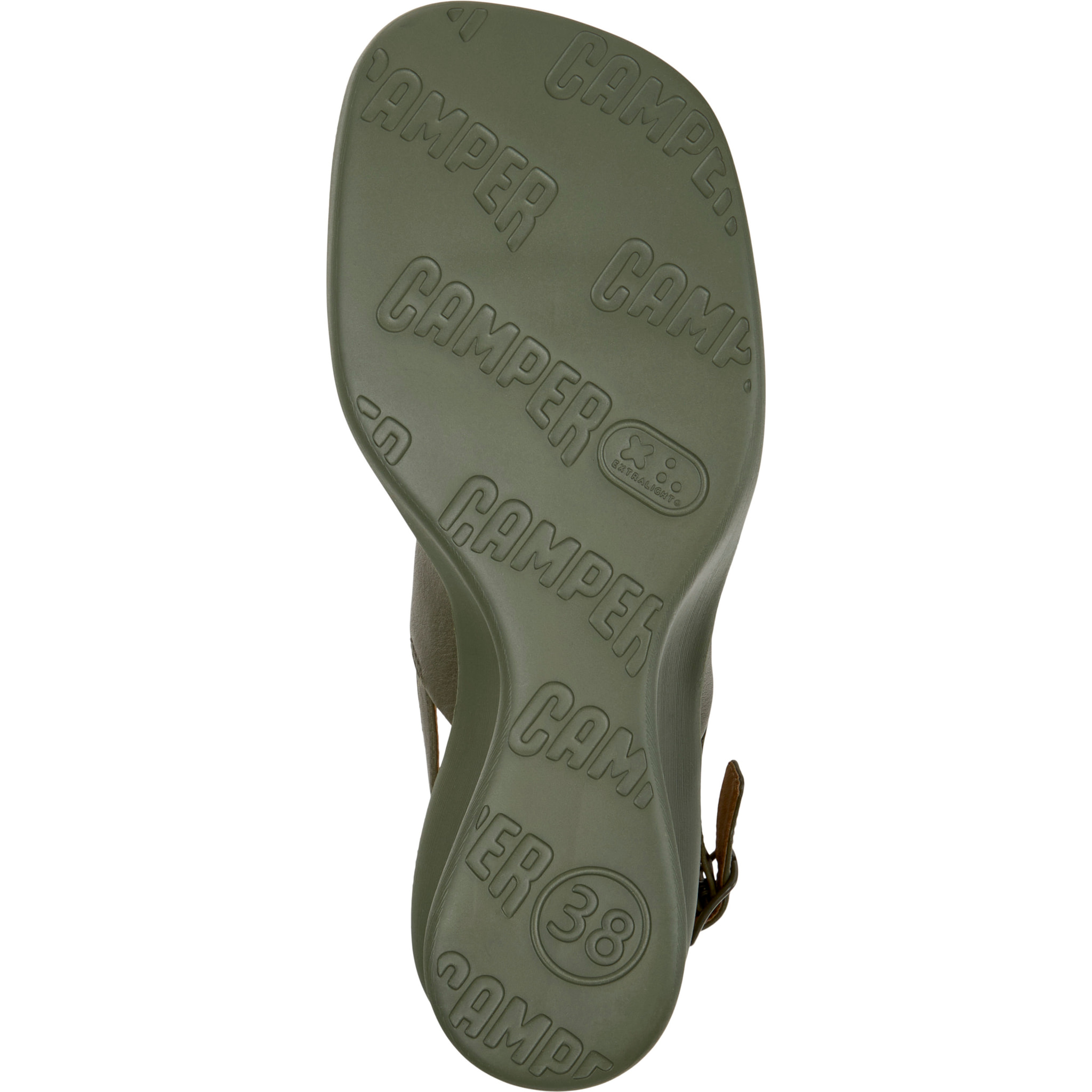 Sandali - CAMPER Louise Sandal - Verde - Pelle liscia