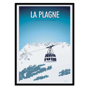 Art-Poster - La Plagne - Turo - 50 x 70 cm