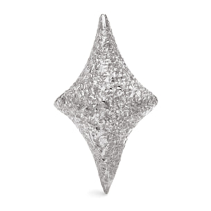Boucle d'Oreille Organic Star Spark Argent