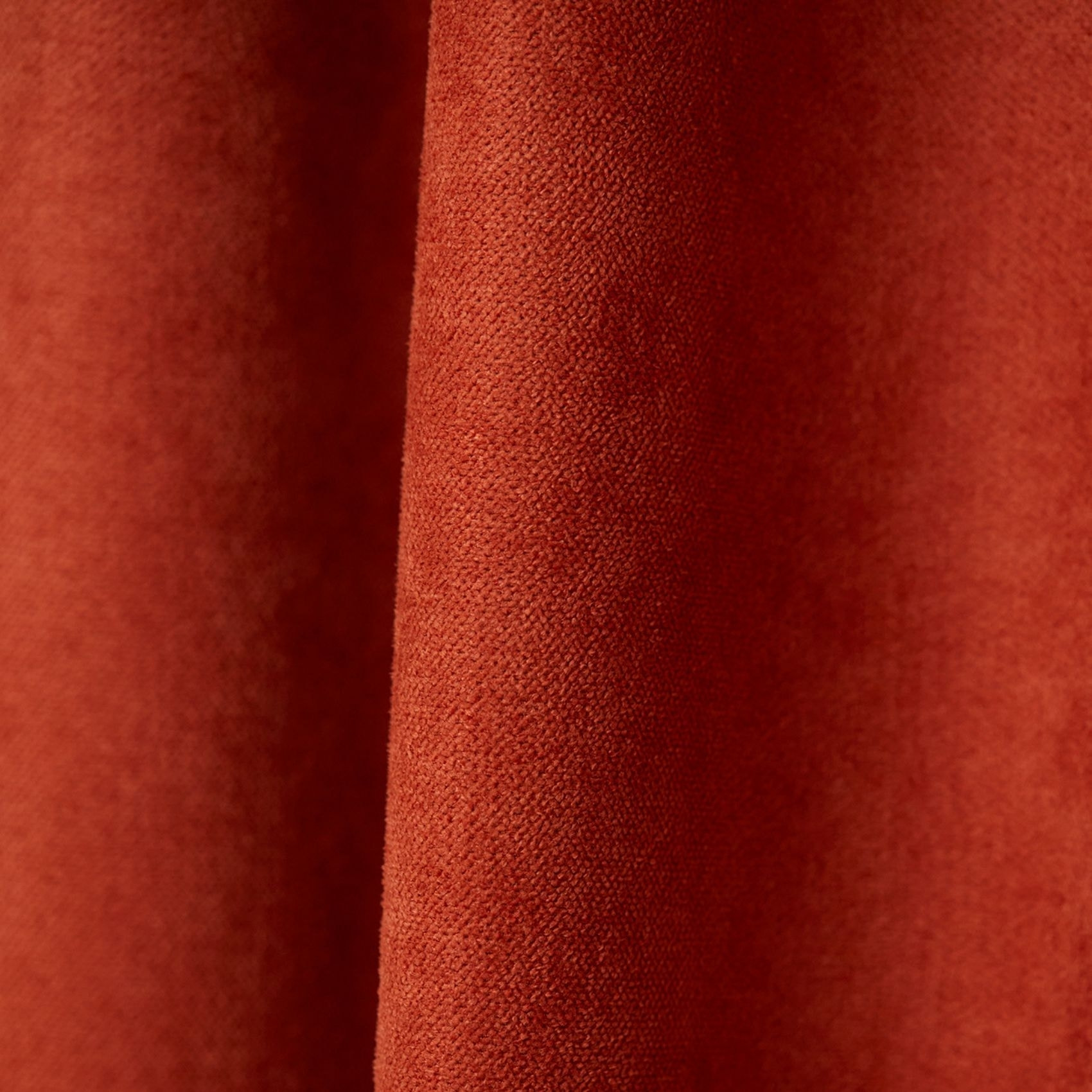 Rideau thermique phonique et semi occultant à galons fronceurs KONFOR - Terracotta