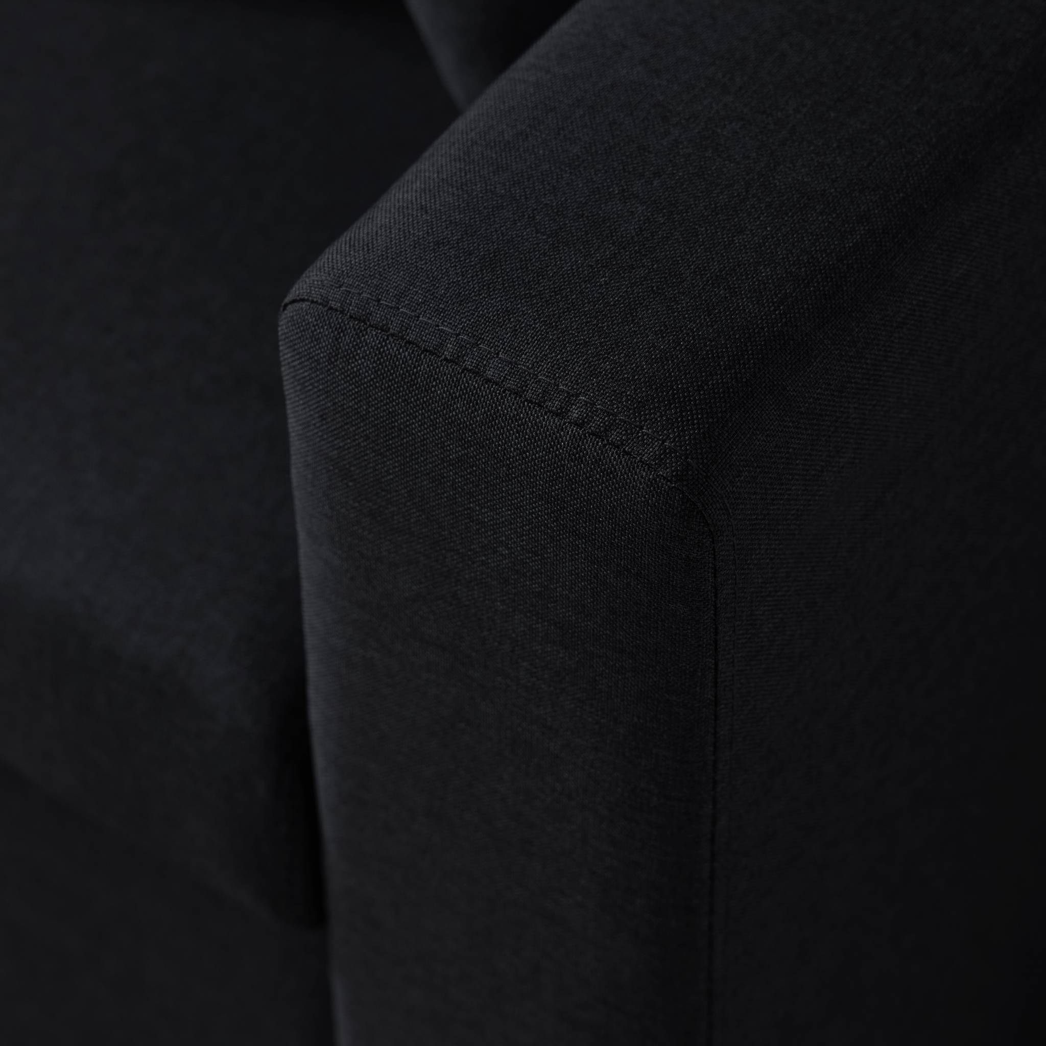 Canapé d'angle convertible réversible 3 places tissu avec coffre IDA