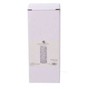 Portabicchiere in metallo frecce bianco tondo cm ø8h20