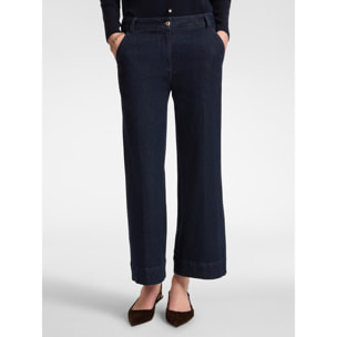 Elena Mirò - Jeans tailoring cropped - Blu