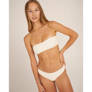 Top de bikini en forma bandeau reversible