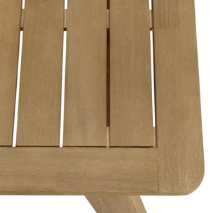 CELESTIN - Salon de jardin bois acacia/cordage synth. beige 6 pers.