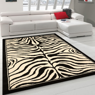 Tapis salon et chambre tissé motif animaux NOTE