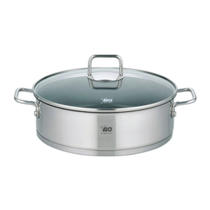 Sautoir 28 cm en acier inoxydable 18/10 antiadhésif Elo Citrin