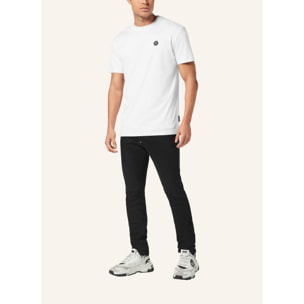 PHILIPP PLEIN Camiseta de cuello redondo y manga corta HEXAGON