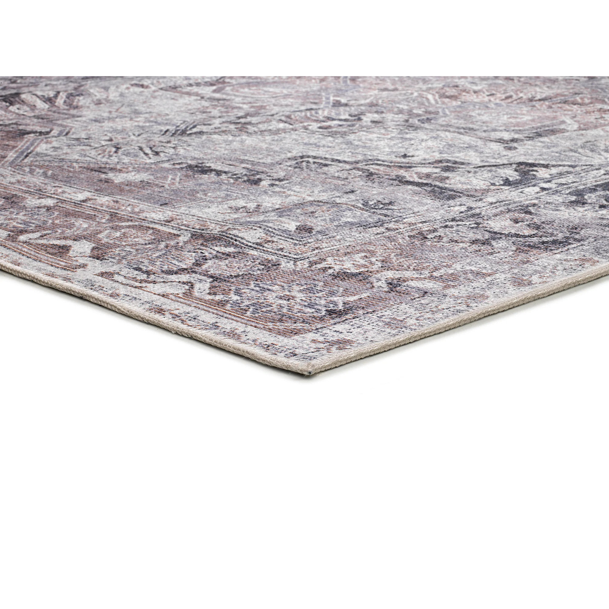 NEILA Alfombra vintage plegable en gris, varias medidas disponibles