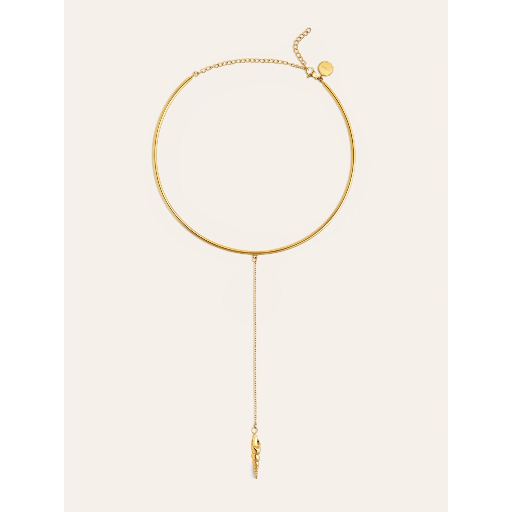 Collana Ítaca Acciao Placcato Oro