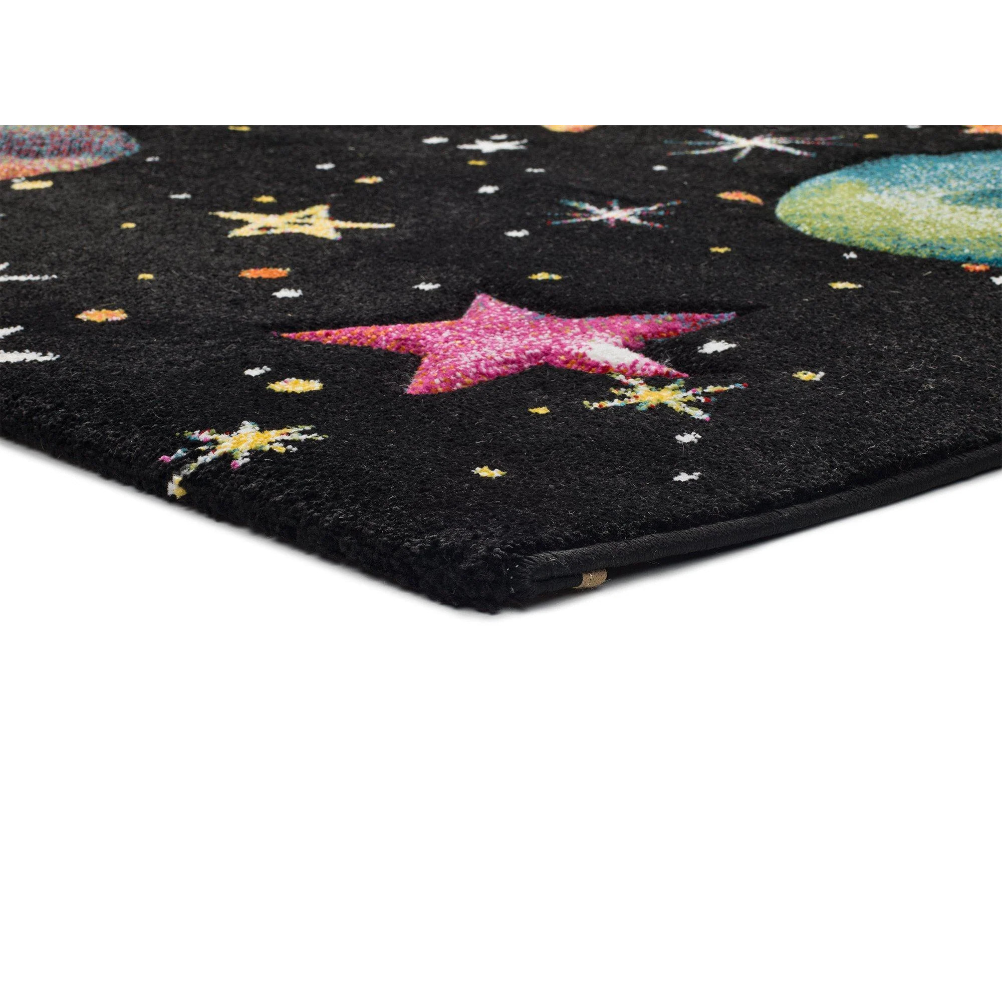 Alfombra Infantil Toys Negro, 120x170 cm