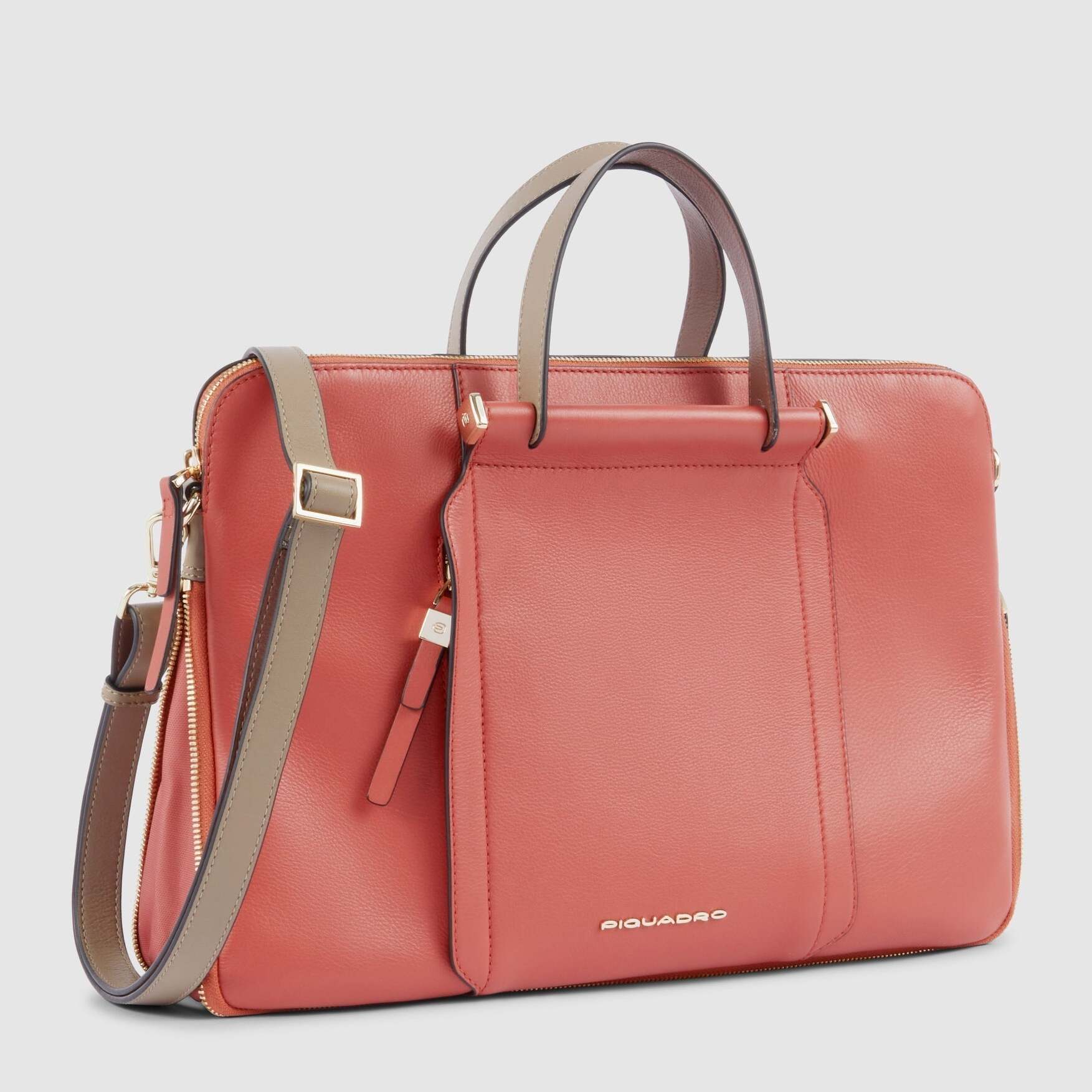 Piquadro Borsa da lavoro donna espandibile porta PC 14"