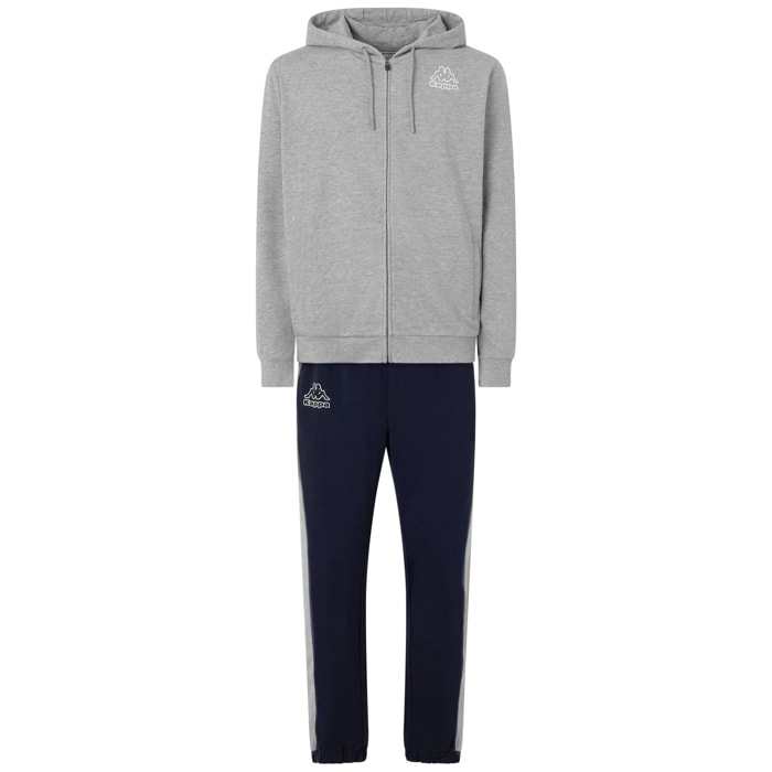 Kappa - Tute Sportive Uomo Grigio - Logo Glomeri