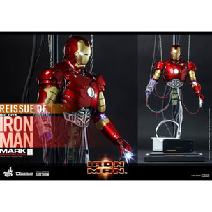 Iron Man Movie Masterpiece Action Figura 1/6 Iron Man Mark Iii (construction Version) 39 Cm Hot Toys