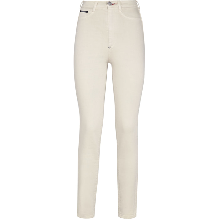 PHILIPP PLEIN Jegging a vita alta ICONIC PLEIN