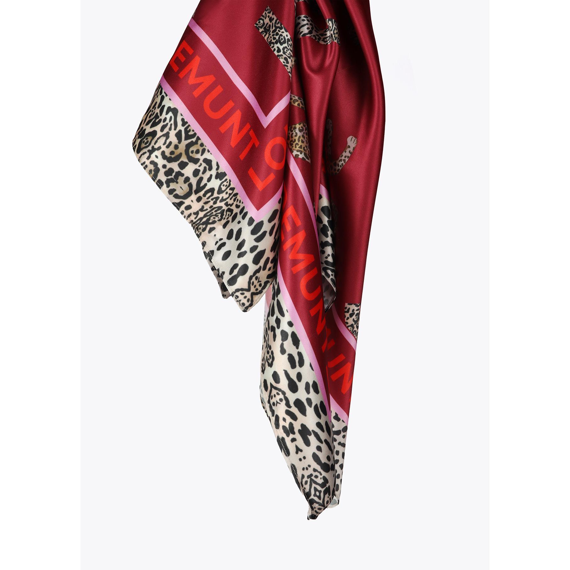 Foulard stampato LC e leopardi