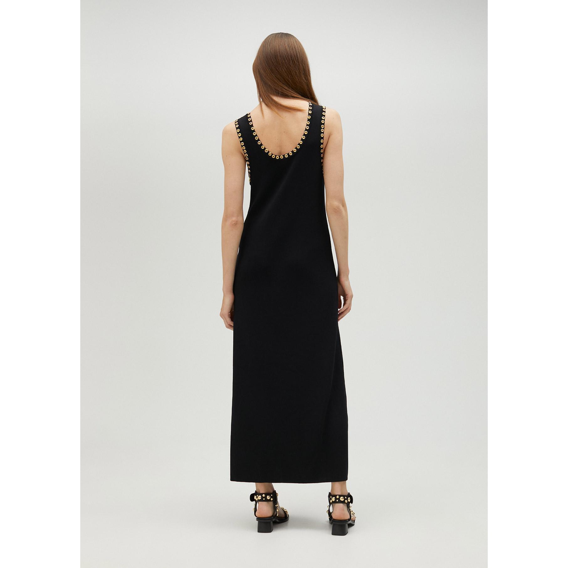 vestito occhielli dorati