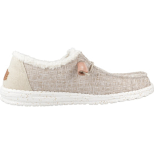 Zapatos Casual Mujer de la marca HEY DUDE  modelo WENDY WARMTH White